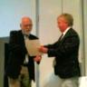 Prof Ian Acworth receives IAH President's award at Perth 2013 IAH Congress